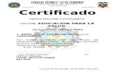 Certificados Campo de Accion