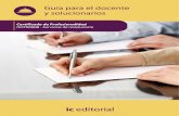 HOTR0608 Servicios de Restaurante. Guía para el docente - Solucionarios. IC Editorial