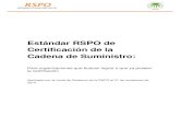RSPO Supply Chain Certification Standard Version 2014 Spanish (2)