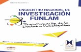109 Encuentro Nacional de Investigacion-Funlam 2013