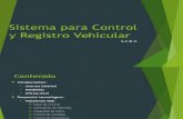 Sistema Para Control y Registro Vehicular