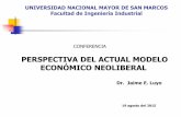 Modelo Economico Neoliberal -Perspectiva,Agosto-2015