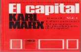 Karl Marx, El Capital. Tomo I. El Proceso de Producción Del Capital. Vol. 1