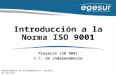 2015-05-04 Introducción a La Norma ISO 9001 (C.T. Independencia)