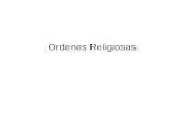 Ordenes Religiosas