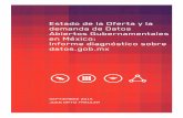 Estado de la Oferta y la Demanda de Datos del portal gubernamental Mexicano