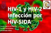 HIV-1 y HIV-2 Infección por HIV- SIDA Escuela Superior de medicina Dra Niria García Jiménez Microbiología médica.