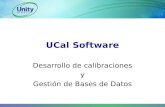 UCal Software Desarrollo de calibraciones y Gestión de Bases de Datos.
