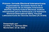 Primera Jornada Electoral Interamericana Organizadores: Secretaría General de la Organización de los Estados Americanos SG/OAS, Instituto Federal Electoral,