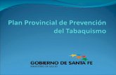 Secretaría de Salud Pública Municipalidad de Rosario Plan Provincial de Prevención del Tabaquismo LA EPIDEMIA DE TABAQUISMO ES UN GRAVE PROBLEMA DE SALUD.
