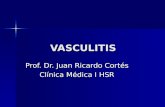 VASCULITIS Prof. Dr. Juan Ricardo Cortés Clínica Médica I HSR.