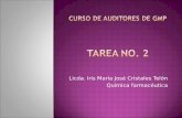 Licda. Iris María José Cristales Telón Química farmacéutica.