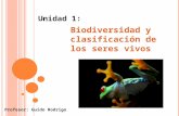 Unidad 1: Biodiversidad y clasificación de los seres vivos Profesor: Guido Rodrigo.