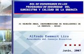 Junio, 2007 Alfredo Dammert Lira Presidente del Consejo Directivo ROL DE OSINERGMIN EN LOS PROGRAMAS DE SEGURIDAD DEL SUMINISTRO Y CALIDAD DE LA ENERGÍA.
