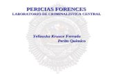 PERICIAS FORENCES LABORATORIO DE CRIMINALISTICA CENTRAL Yelizaska Kruuse Ferrada Perito Químico Perito Químico.