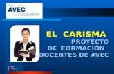 JFG. EL CARISMA PROYECTO DE FORMACIÓN DOCENTES DE AVEC.