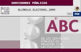 PROCURADURÍA GENERAL DE LA REPÚBLICA SERVIDORES PÚBLICOS BLINDAJE ELECTORAL 2009.