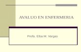 AVALUO EN ENFERMERIA Profa. Elba M. Vargas. Proyecto de Avalúo del Concepto de Comunicación Escrita Departamento de Enfermería.