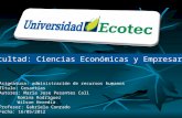 Facultad: Ciencias Económicas y Empresariales Asignatura: administración de recursos humanos Titulo: Cesantias Autores: Maria Jose Pesantes Cali Romina.