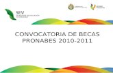CONVOCATORIA DE BECAS PRONABES 2010-2011. SOLICITANTES, REGISTRARSE EN LAS SIGUIENTES PAGINAS DE INTERNET: .