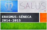 ERASMUS-SÉNECA 2014-2015 ERASMUS SALIENTES 1 El alumno tiene que haber superado 60 créditos ECTS entre 1º y 2º Tiene que comprometerse a matricularse.