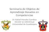 Seminario de Objetos de Aprendizaje Basados en Competencias Dr. Rafael Morales Gamboa IGCAAV @ UDGVirtual Universidad de Guadalajara.