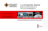 La infografía digital género periodístico y recurso pedagógico Grupo de investigación en Comunicación Urbana - GICU Beatriz Elena Marín Ochoa Docente Investigadora.