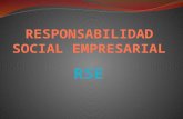 RSE. ¿QUE ES RSE? La Responsabilidad Social Empresarial es el: “Hacer negocios basados en principios éticos y apegados a la ley”. La empresa (no el empresario)