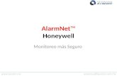 AlarmNet™ Honeywell Monitoreo más Seguro. AlarmNet™ Temario: ¿Qué es AlarmNet™? Ventajas que ofrece AlarmNet™ ¿Cómo Funciona? ¿Qué infraestructura necesita?