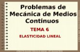 ETSECCPB Universitat Politècnica de Catalunya – UPC (BarcelonaTECH) X. Oliver, C. Agelet - Mecánica de Medios Continuos Problemas de Mecánica de Medios.
