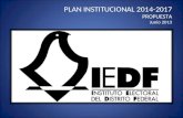 PLAN INSTITUCIONAL 2014-2017 PROPUESTA Junio 2013.