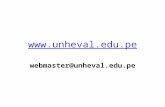 Www.unheval.edu.pe webmaster@unheval.edu.pe. Contenido para el Portal 1.Presentación (fotografía y palabras de la autoridad competente). 2.Misión y Visión.