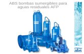 ABS bombas sumergibles para aguas residuales AFP.