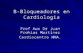 B-Bloqueadores en Cardiologia Prof Aux Dr Juan Prohias Martinez Cardiocentro HHA.