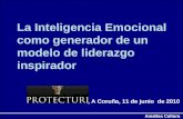 Intel·ligència emocional i gestió de l'estrès (I), A Coruña, 11 de junio de 2010 La Inteligencia Emocional como generador de un modelo de liderazgo inspirador.