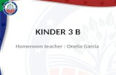 KINDER 3 B Homeroom teacher : Onelia Garcia. En dónde estamos.. La «crisis» del desarrollo.
