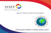 ¡¡Uno para todos y todos para uno!! Agencia Chilena de Eficiencia Energética.