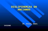DISLIPIDEMIAS EN ANCIANOS DR. MIGUEL ANGEL SASSANO DR. MIGUEL ANGEL SASSANO.