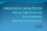 Iván Arenas Carlos Gallegos Sandra Medel. ÍNDICE Introducción Polilactida ROP y Tipos de polimerizaciones Estereoquímica Catalizadores Conclusiones y.