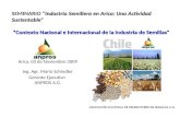 “Industria Semillera en Arica: Una Actividad Sustentable” “Contexto Nacional e Internacional de la Industria de Semillas” SEMINARIO “Industria Semillera.