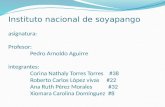 Instituto nacional de soyapango asignatura: Profesor: Pedro Arnoldo Aguirre integrantes: Corina Nathaly Torres Torres #38 Roberto Carlos López vivas #22.
