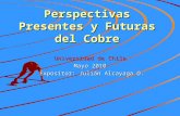 Perspectivas Presentes y Futuras del Cobre Universidad de Chile Mayo 2010 Expositor: Julián Alcayaga O. Expositor: Julián Alcayaga O.