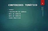 CONTENIDOS TEMÁTICO 18/04/2015 Elaborado por: Pedro López cruz 1 -TICKET -LIQUIDACIÓN DE COMPRAS -NOTA DE CRÉDITO -CASOS PRACTICOS.