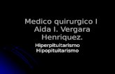 Medico quirurgico I Aida I. Vergara Henriquez. Hiperpituitarismo Hipopituitarismo