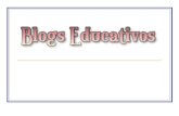 BLOGS EDUCATIVOS ¿Qué es un blog? Estructura de un blog La blogosferaEdublogs Blogs personales Blogs Colaborativos Blogs de Centros Blogs de Alumnos Blogs