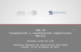 PBS 25 “Cooperación y coordinación supervisora” México Gerardo Lozano De León Seminario Regional de Capacitación IAIS-ASSAL Panamá, 19 de noviembre de.