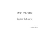 ISO 26000 Sector Gobierno Cesar Saenz. Agenda Definiciones Rol del Gobierno en RS en el Mundo Rol del Gobierno Peruano Rol del Gobierno y la Empresas.