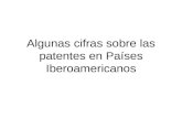 Algunas cifras sobre las patentes en Países Iberoamericanos.