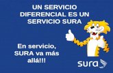 SURA UN SERVICIO DIFERENCIAL ES UN SERVICIO SURA En servicio, SURA va más allá!!!