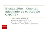 Evaluación: ¿Qué tan adecuado es el Modelo CNCPS? Luis Orlindo Tedeschi Bertha Rueda-Maldonado Francisco “Paco” Juárez-Lagunes.